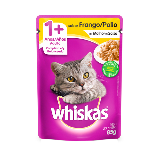 Whiskas Hum. Pollo 85gr.
