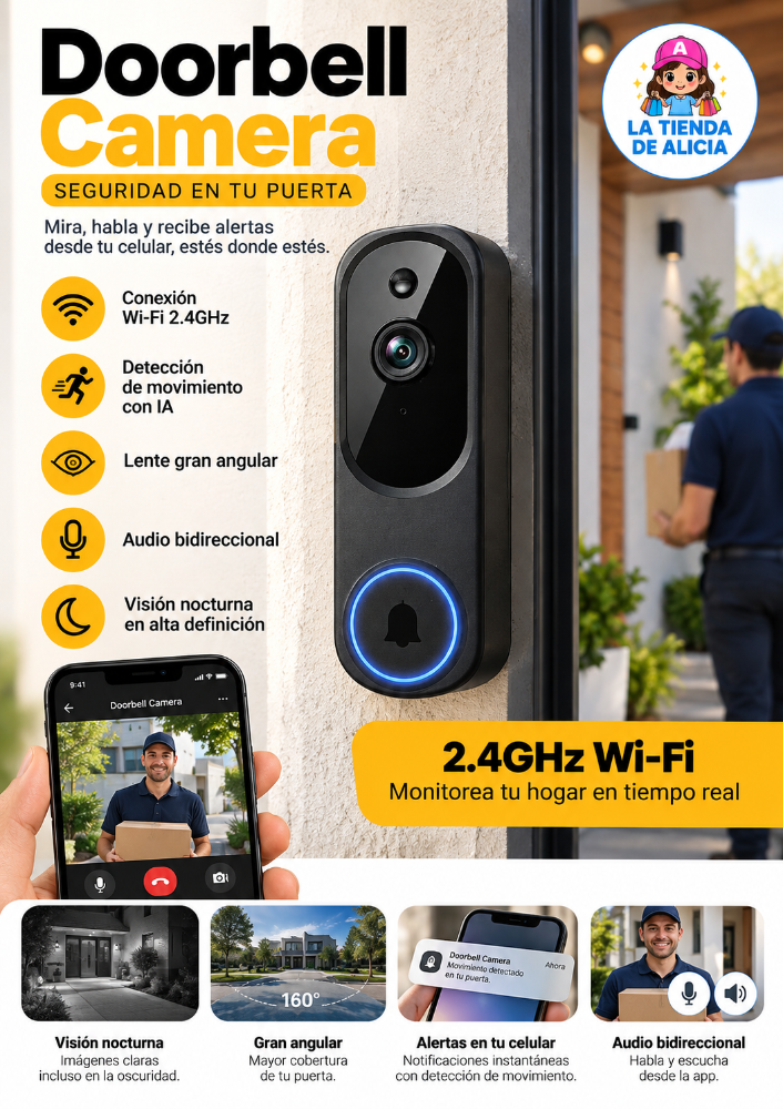 DOORBELL CAMARA TIMBRE INALAMBRICA