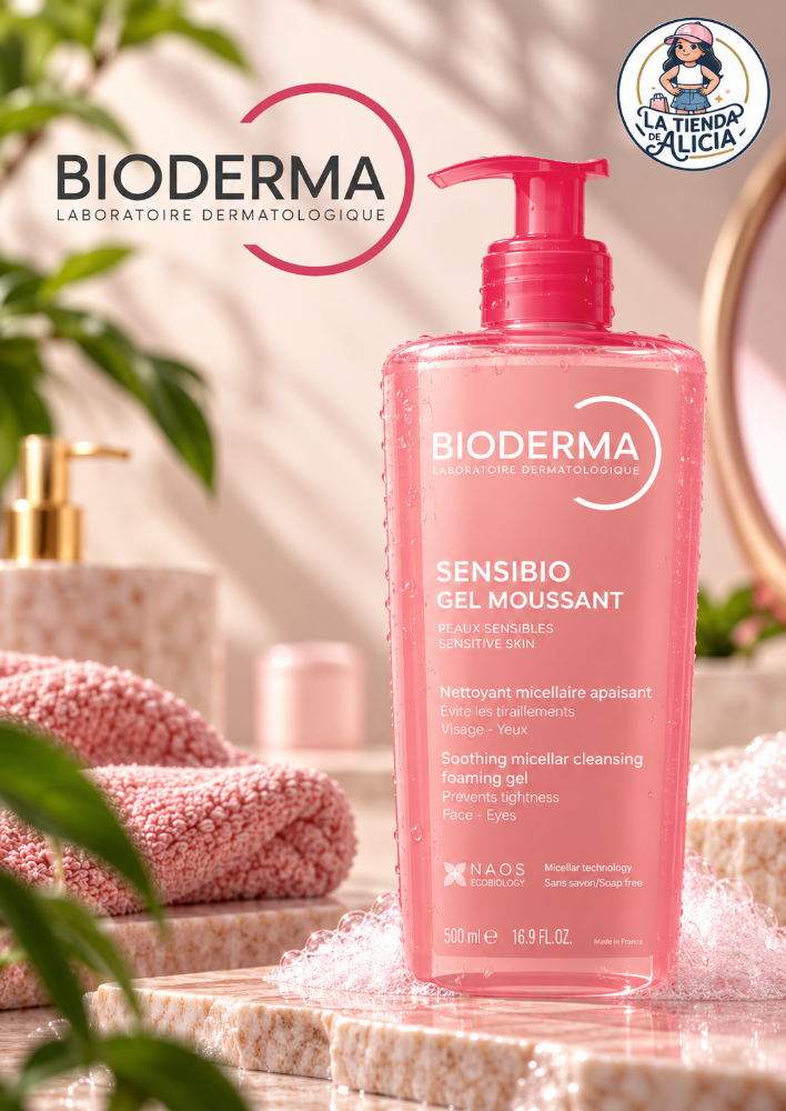 BIODERMA SENSIBIO GEL ESPUMOSO SUAVE LIMPIADOR FACIAL 500ML