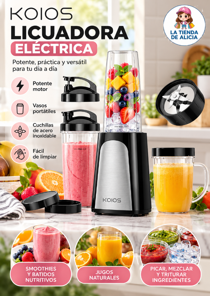 KOIOS LICUADORA PERSONAL  BLENDER