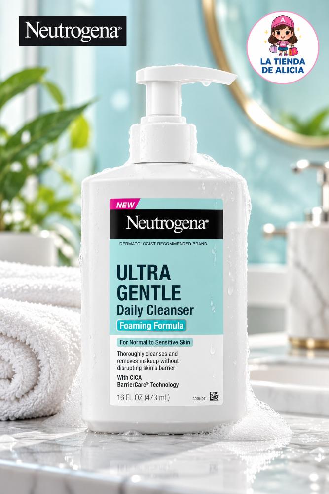 NEUTROGENA LIMPIADOR FACIL ESPUMOSO 16OZ