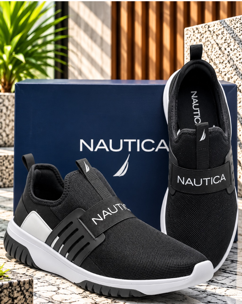 NAUTICA CASUAL   SIN CORDONES NEGRO TALLA