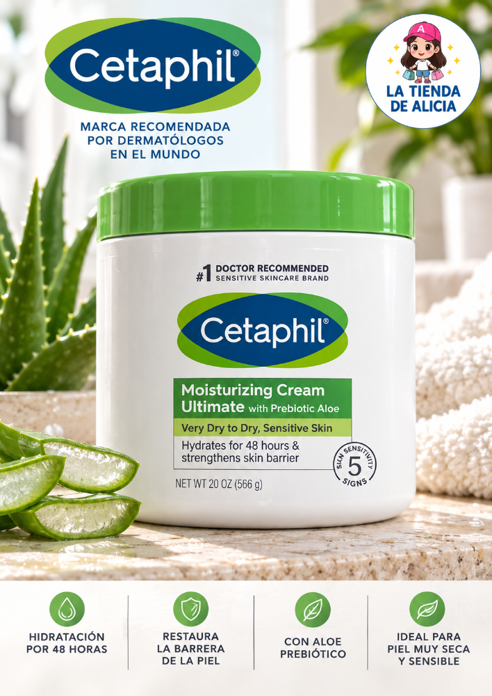CETAPHIL CREMA HIDRATANTE CON ALOE 20OZ
