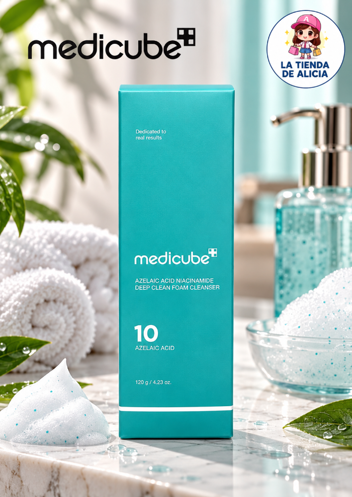 MEDICUBE LIMPIADOR ESPUMOSO ACIDO AZELAICO 120G
