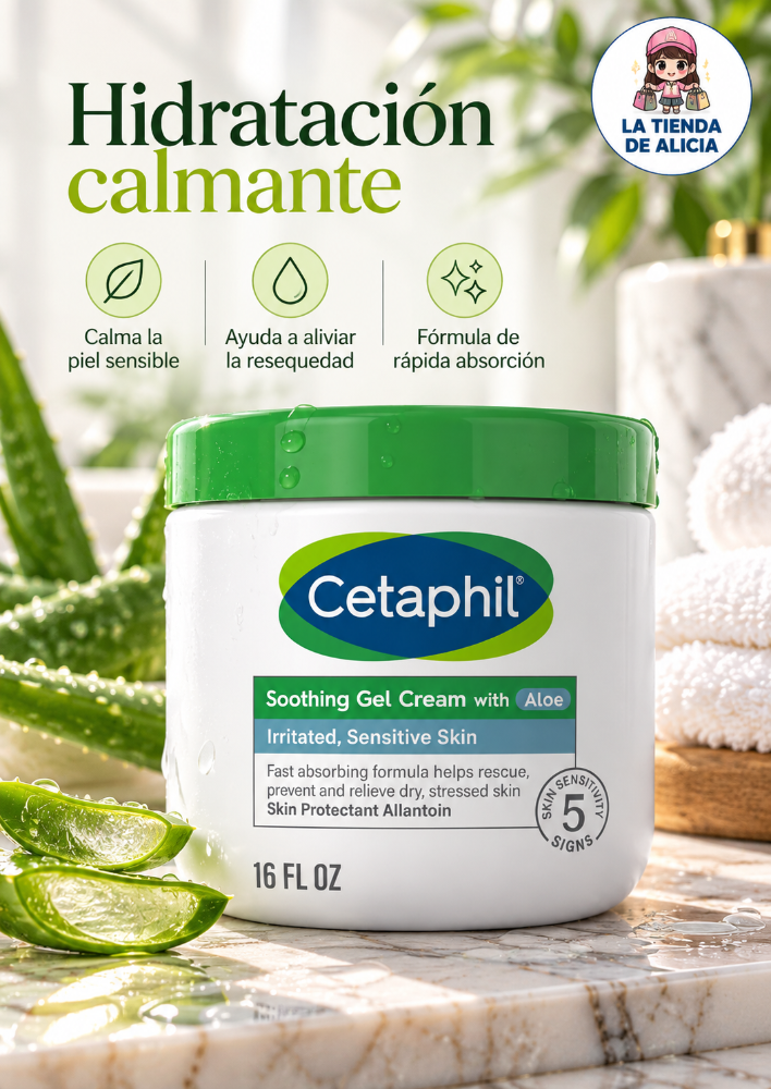 CETAPHIL CREMA HUMECTANTE CON ALOE 16 OZ