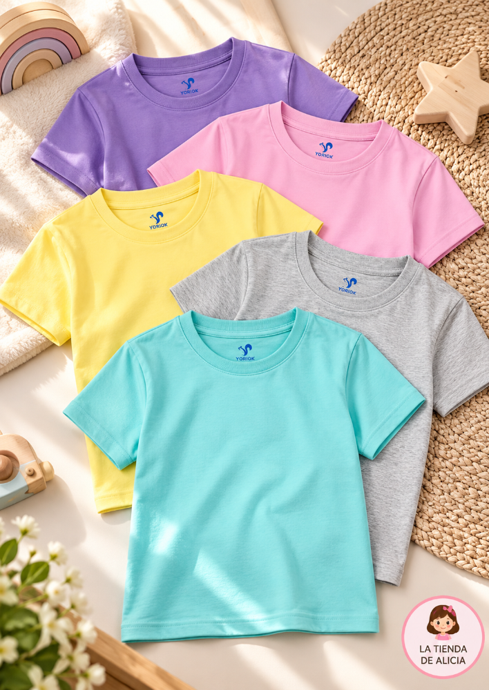 CAMISETA BASICA NIÑA