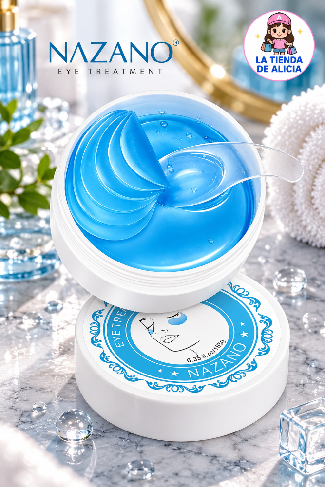 NAZANO PARCHES PARA LOS OJOS AZUL 60 UND