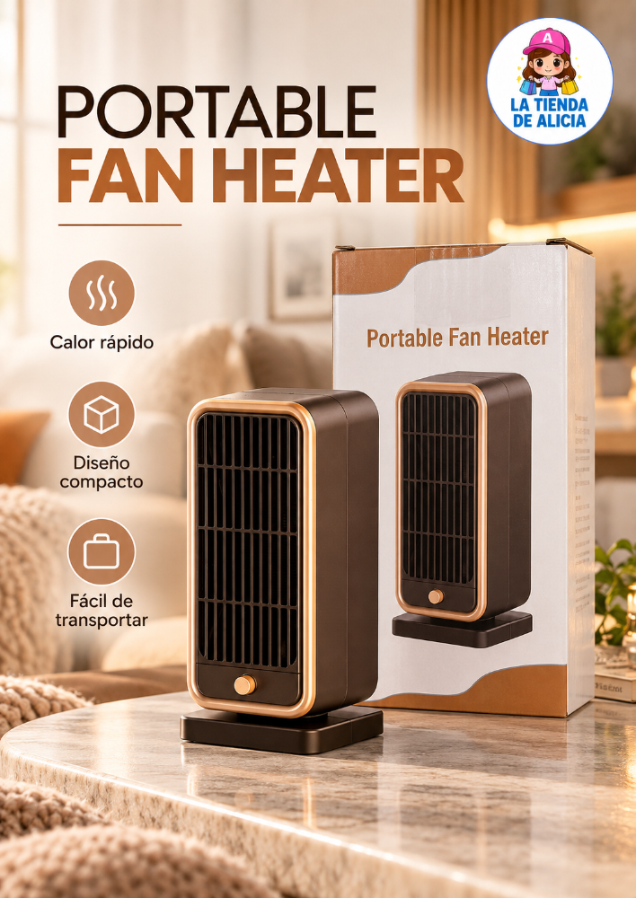 CALENTADOR DE AIRE EN  CERAMICA PORTATIL