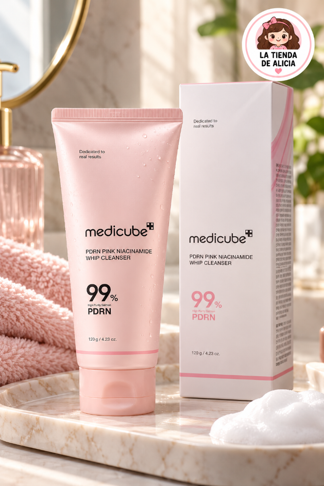MEDICUBE LIMPIADOR FACIAL PDRN PINK CAPSULAS 120G