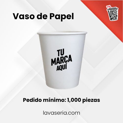 Vaso 8oz PAPEL. 1000pz