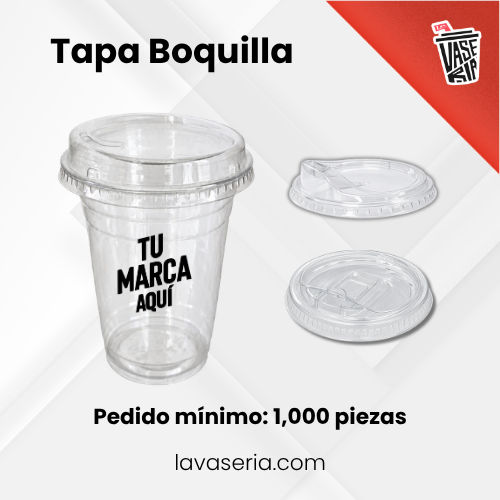 Tapa Boquilla bebible para CURVOS 98mm.  1000pz