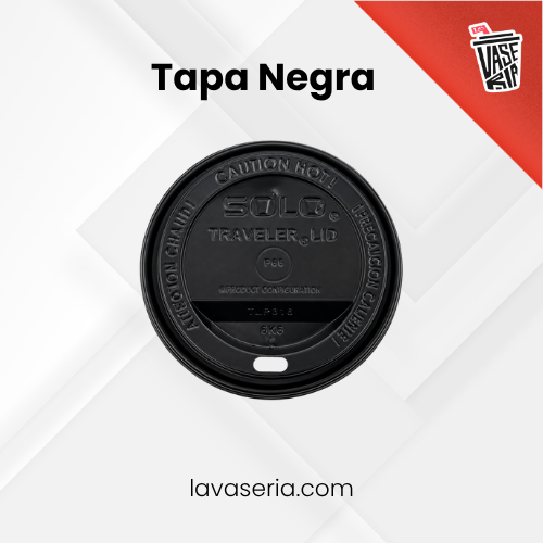 Tapa negra 10oz