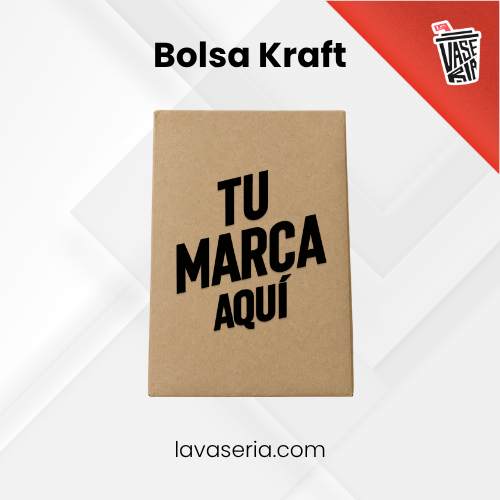 Bolsa Kraft LUNCH personalizada a 1 tinta