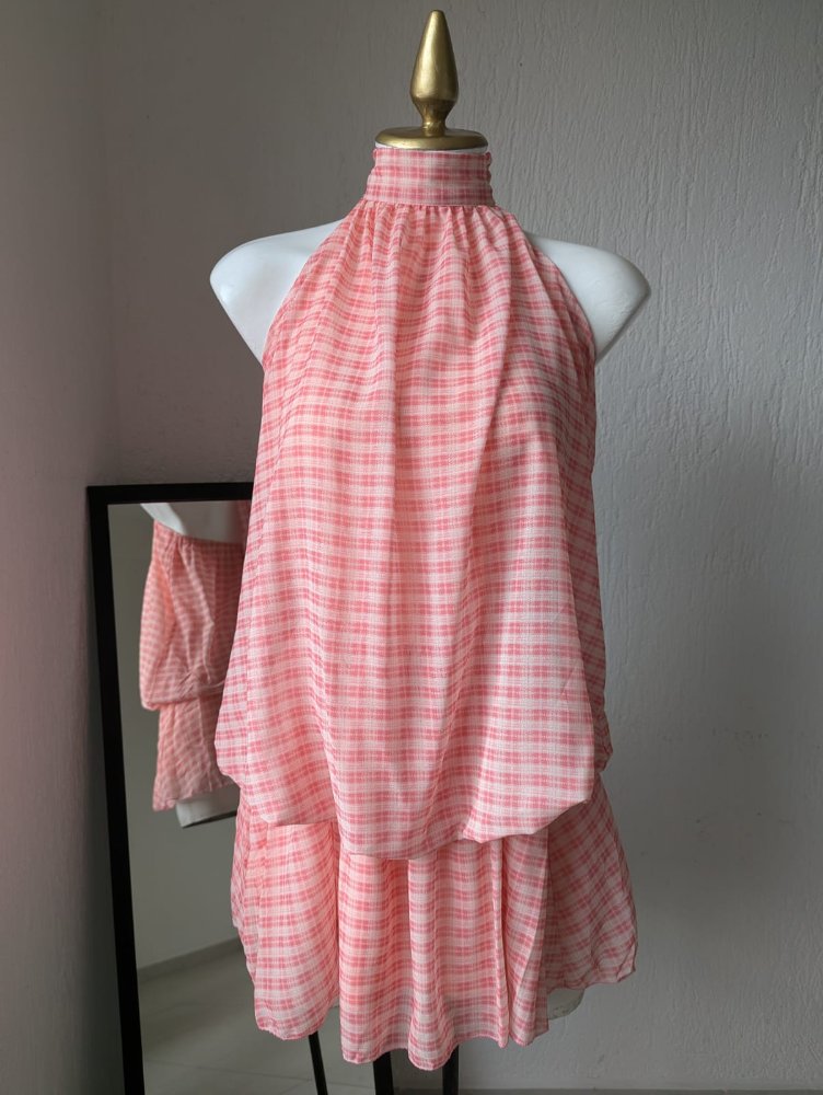 vestido mini 23123 rosa AU