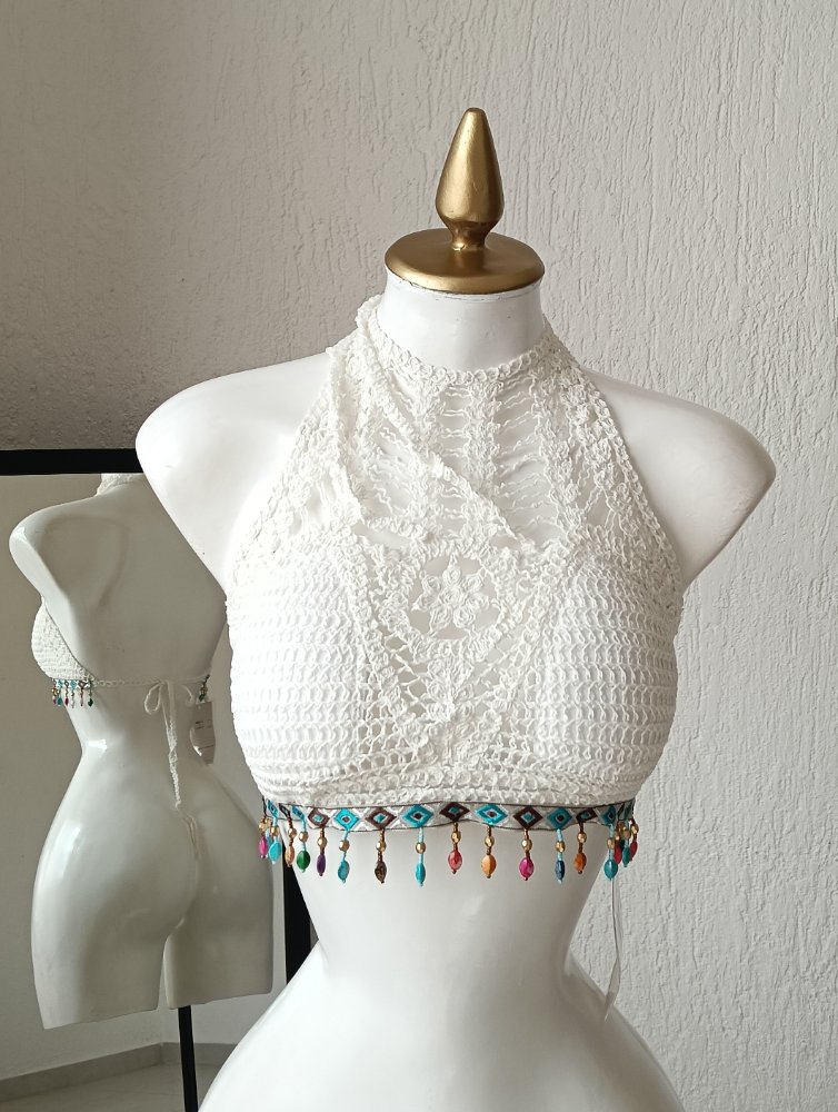 Top tejido blanco 14008 SALVA