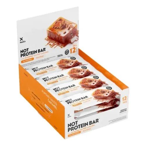 barrita NOT PROTEIN caramel x 45 grs