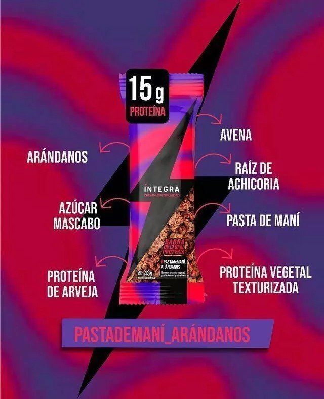 Barrita Prote Integra Mani y Arandanos