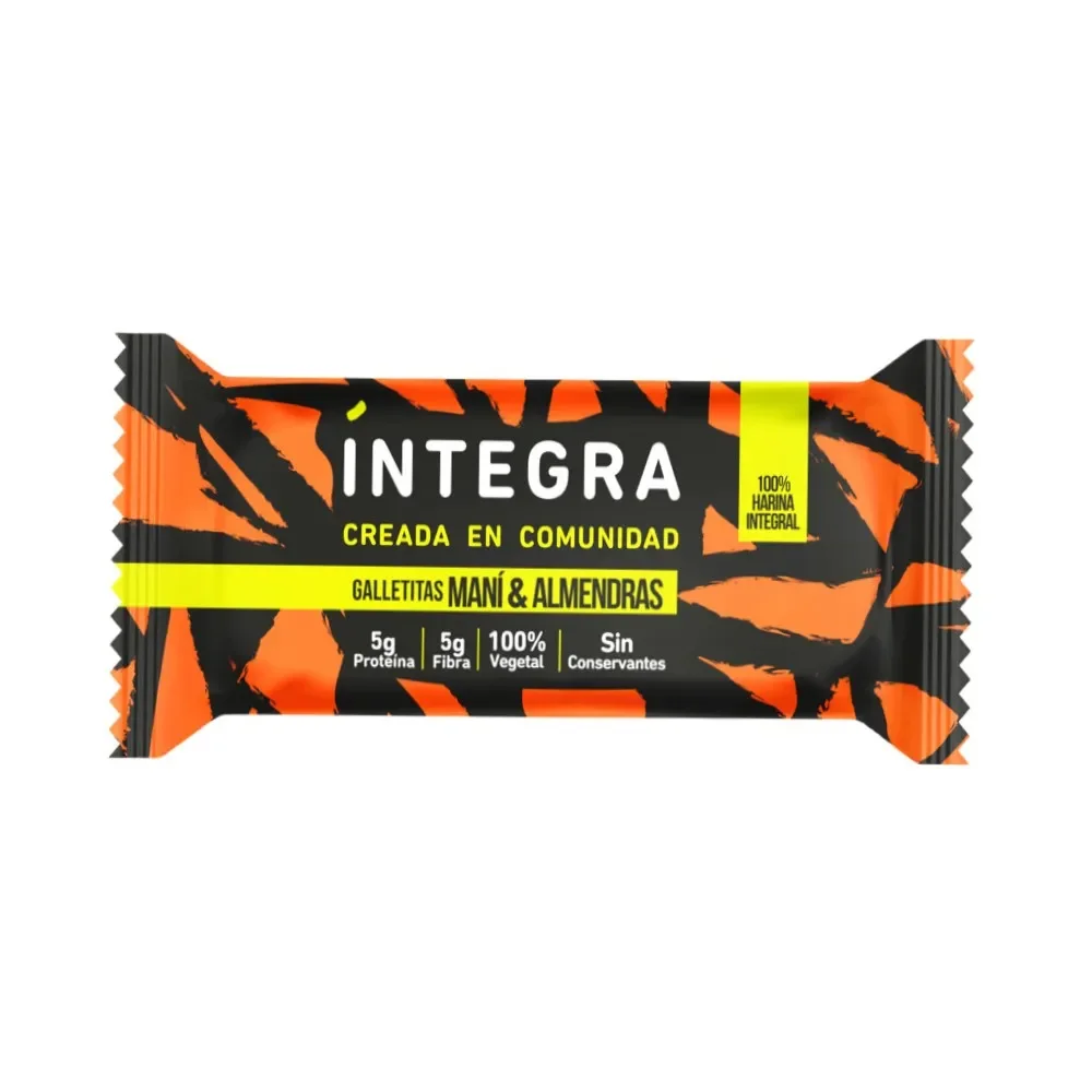 integra galletitas mani y almendras 72g