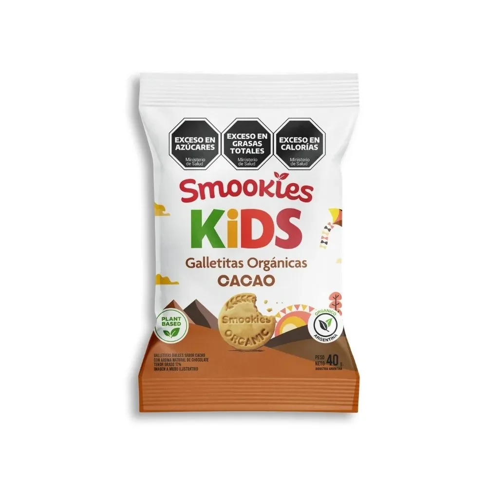 Smookies kids galletas organicas cacao  40g