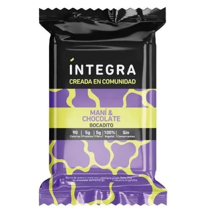 barra integra mani chocolate bocadito