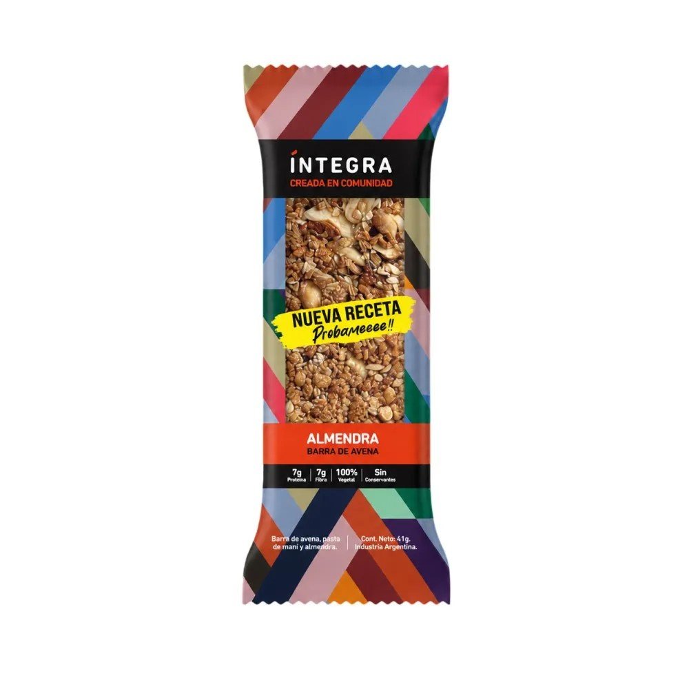 barrita integra almendras x 40 grs