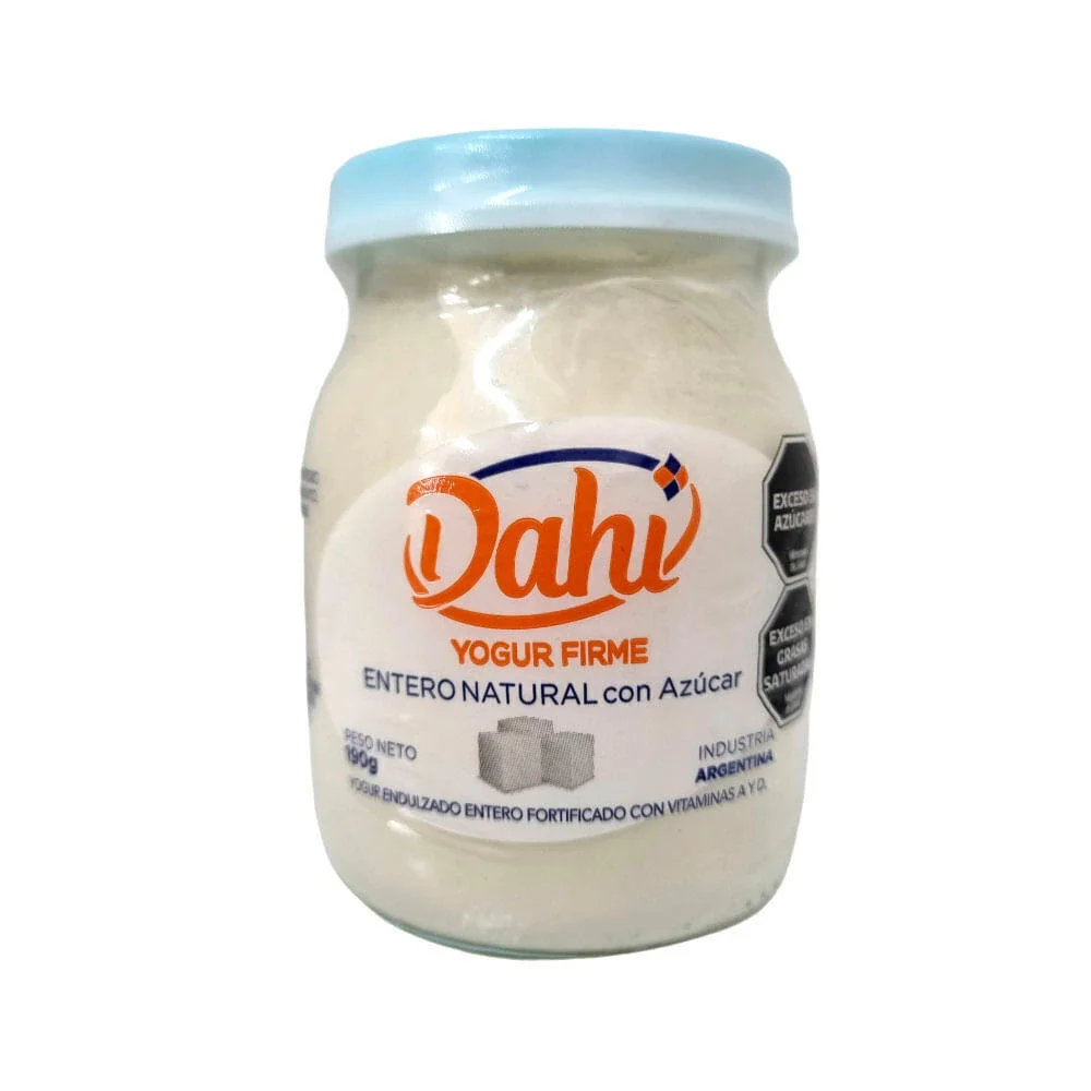 Yogurt Natural con Azucar Dahi