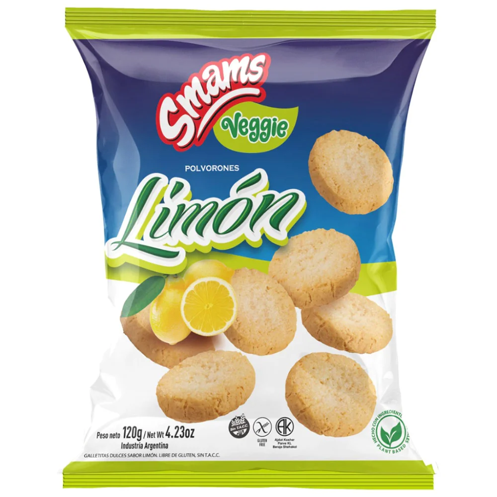 Polvores limon  veggies Smams x120g