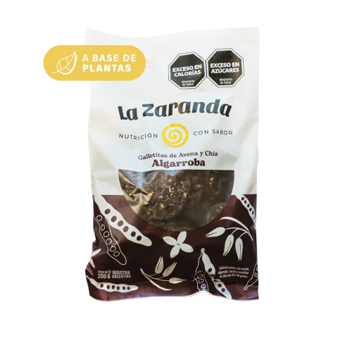 Galletitas de Avena, Chia, y Algarroba La Zaranda