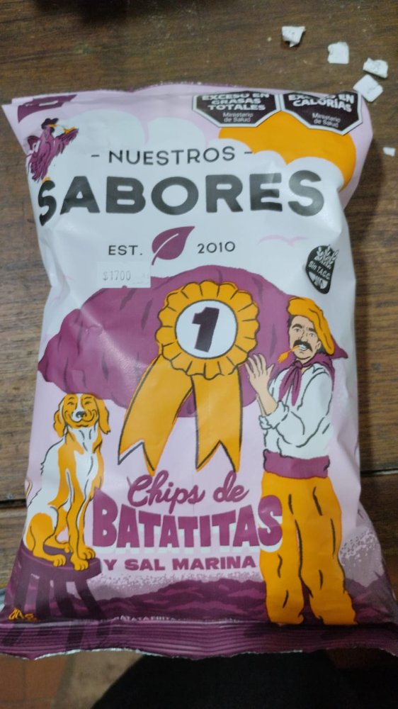 Nuestros sabores Chips de Batatitas