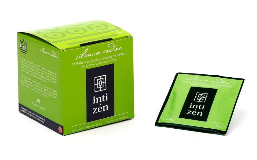 Inti zen te verde cedron y naranja x 15 saq