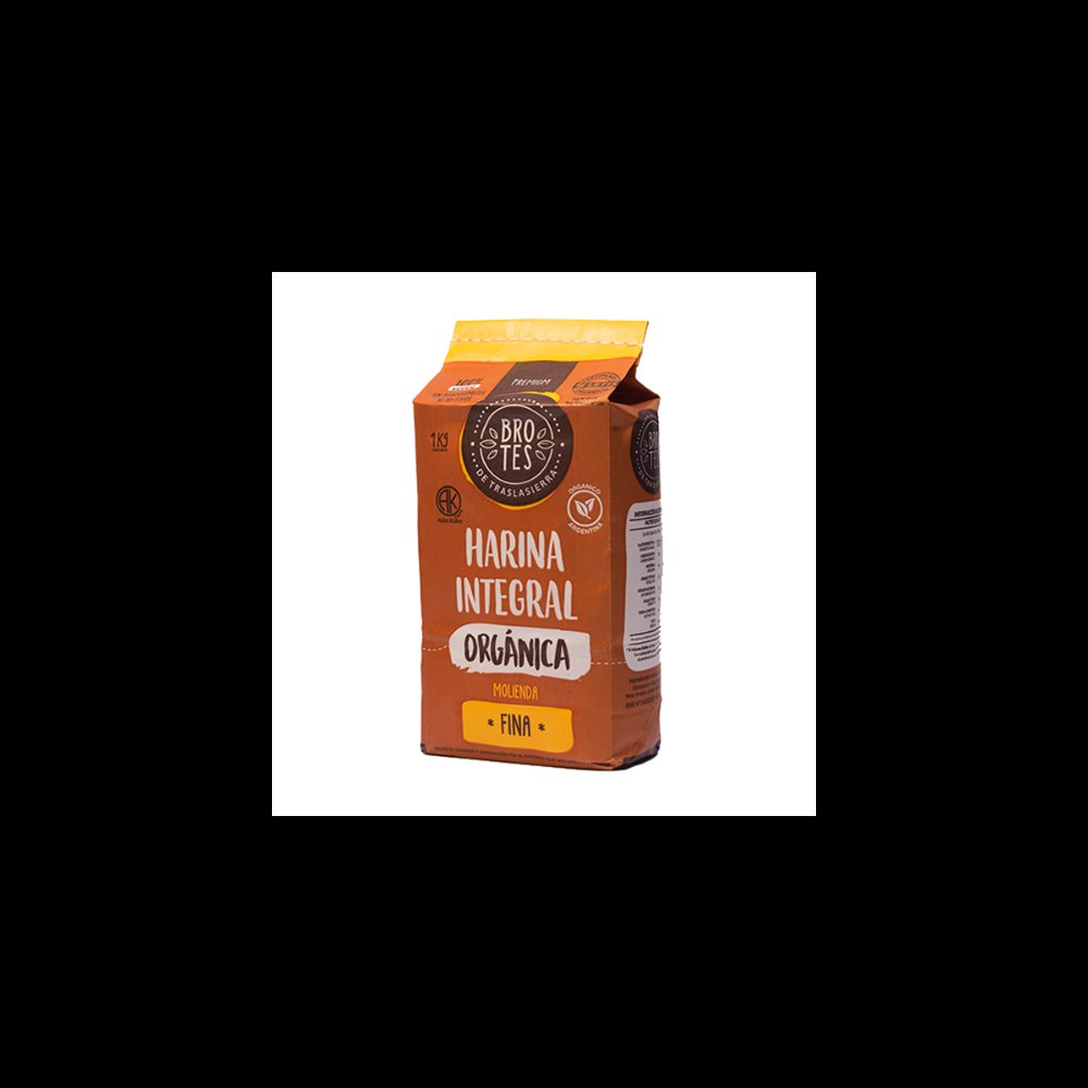 Harina Integral Organica Fina Brotes