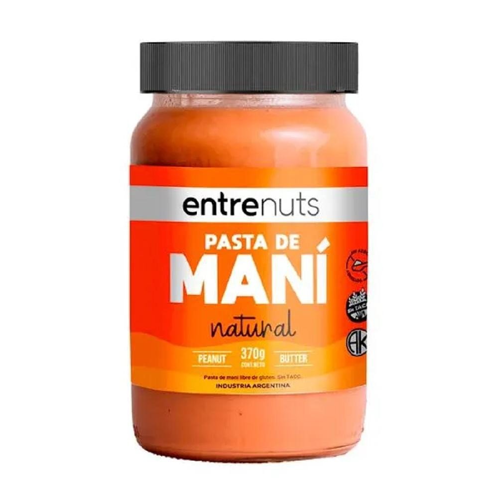 pasta de mani natural entrenuts x 370 grs