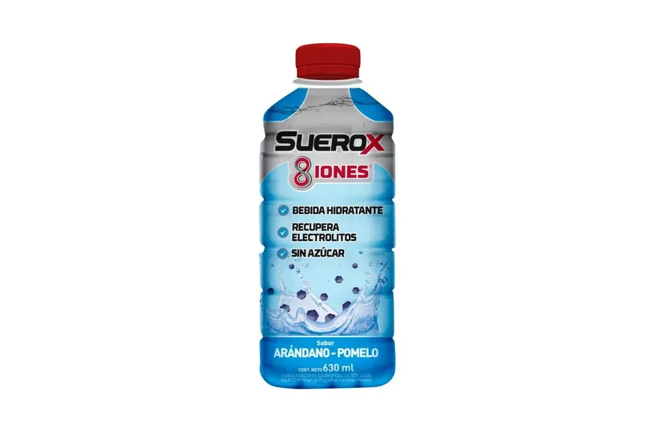 Bebida hidratante Suerox arandano pomelo x 630 ml