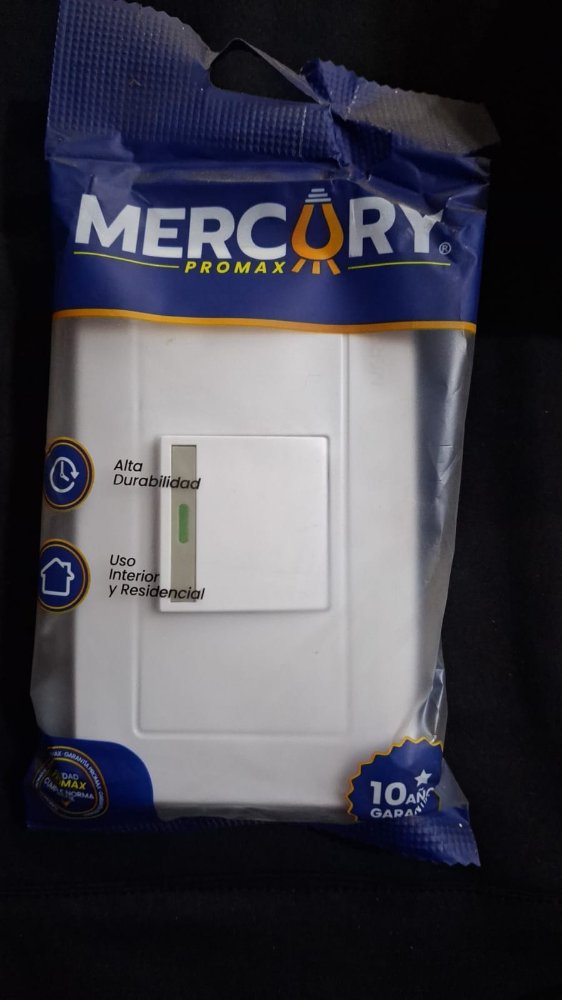 Interruptor sencillo Mercury