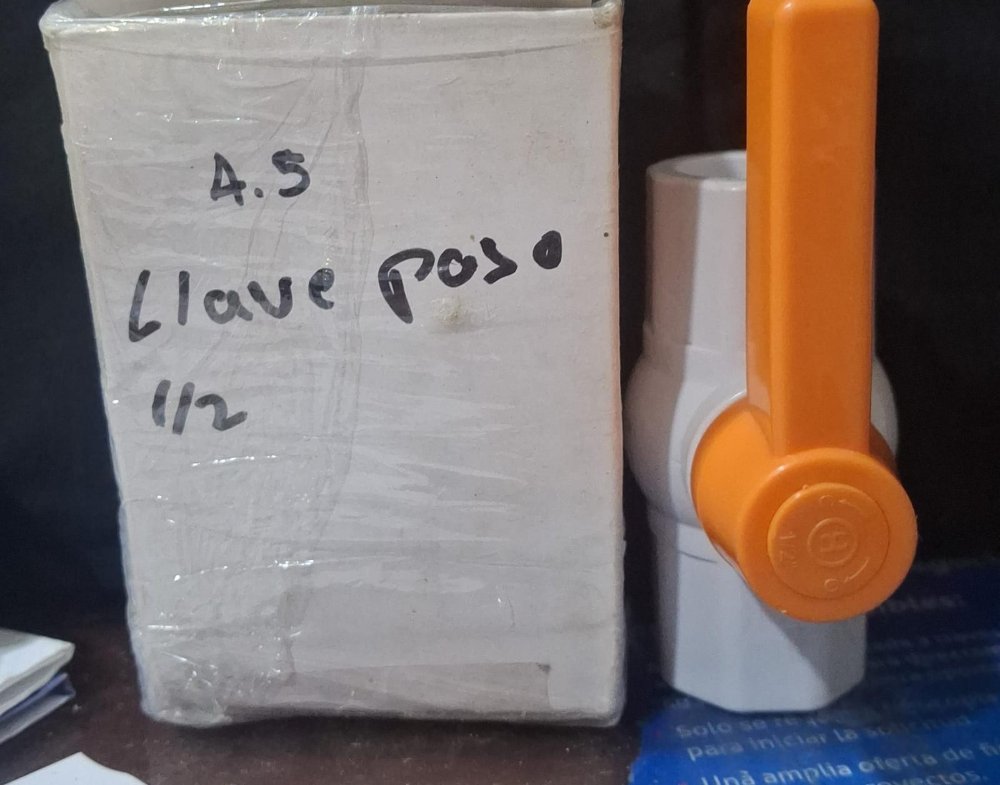 Llave de paso 1/2