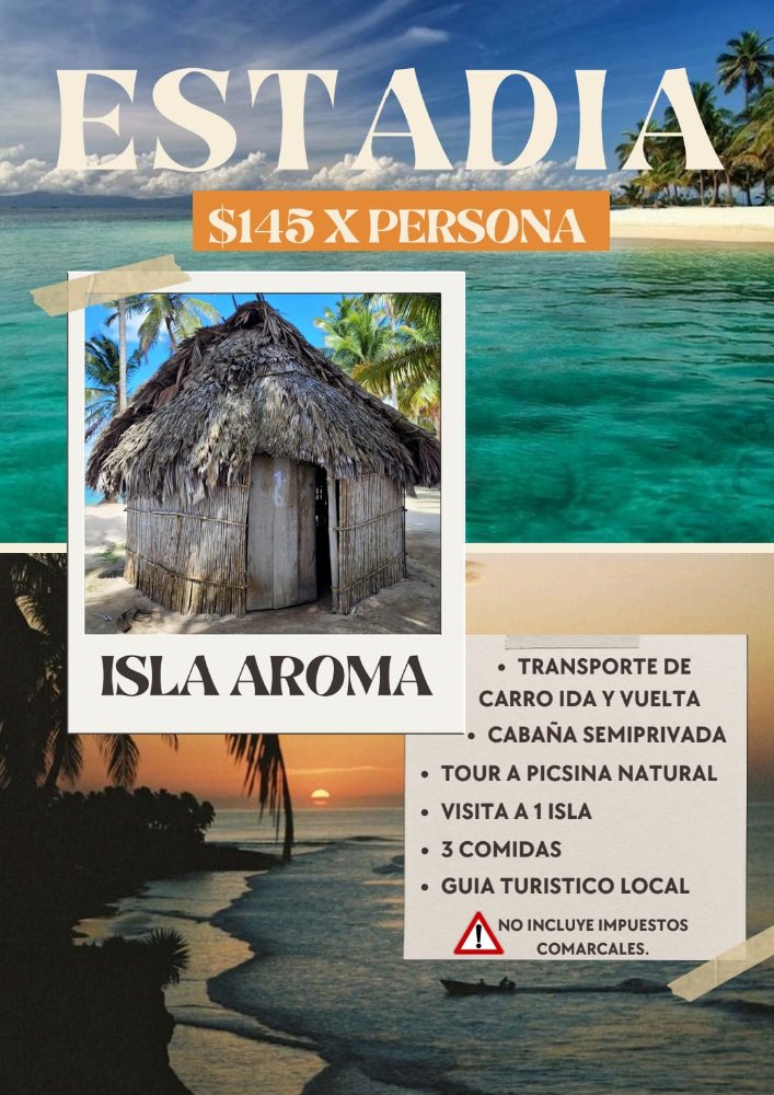 Estadía Isla Aroma Cabaña Tradicional