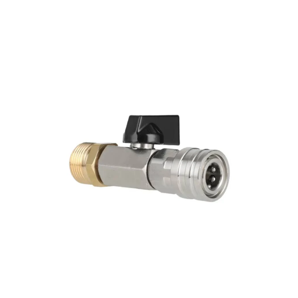 Adaptador de valvula M22 y conector rapido de 1/4