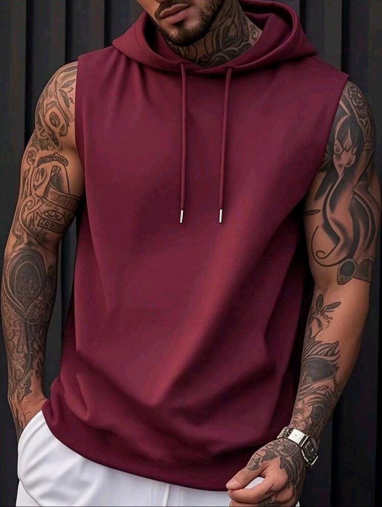 FRANELILLA CON GORRO VINOTINTO