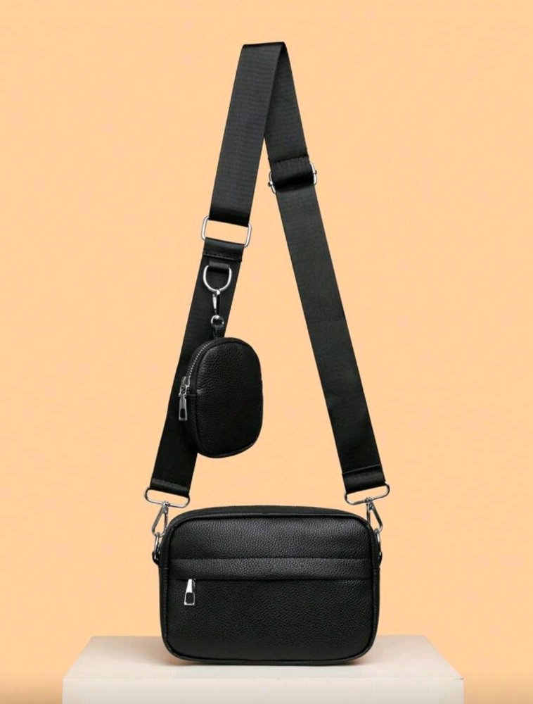 BOLSO BANDOLERO NEGRO HOMBRE
