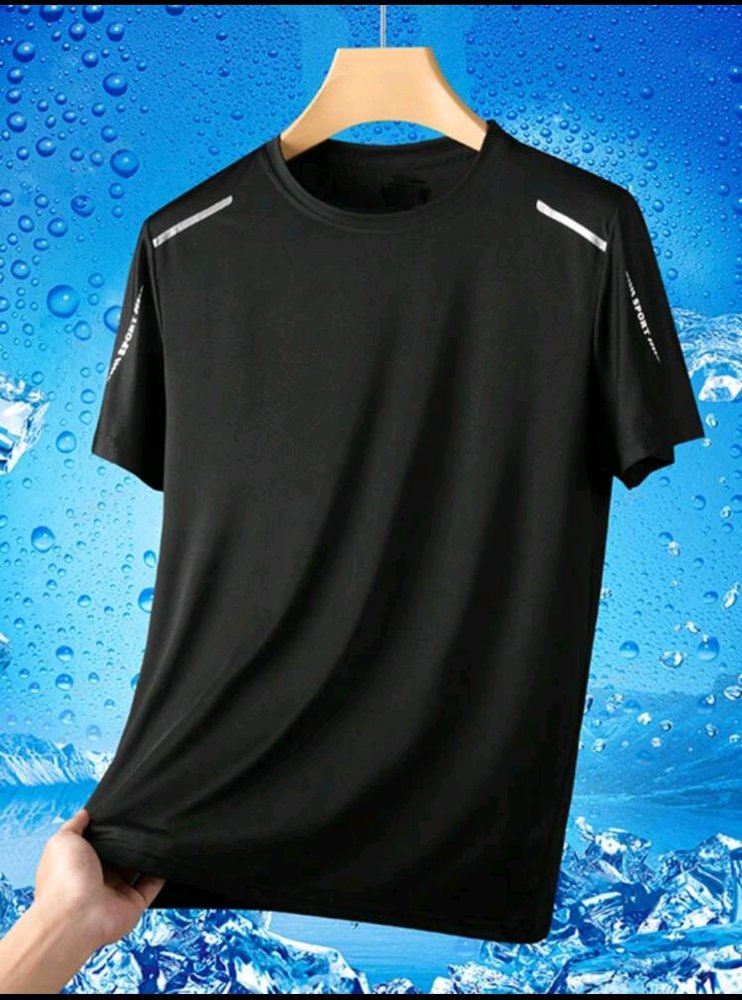 CAMISA ALICRADA MANGA CORTA NEGRA