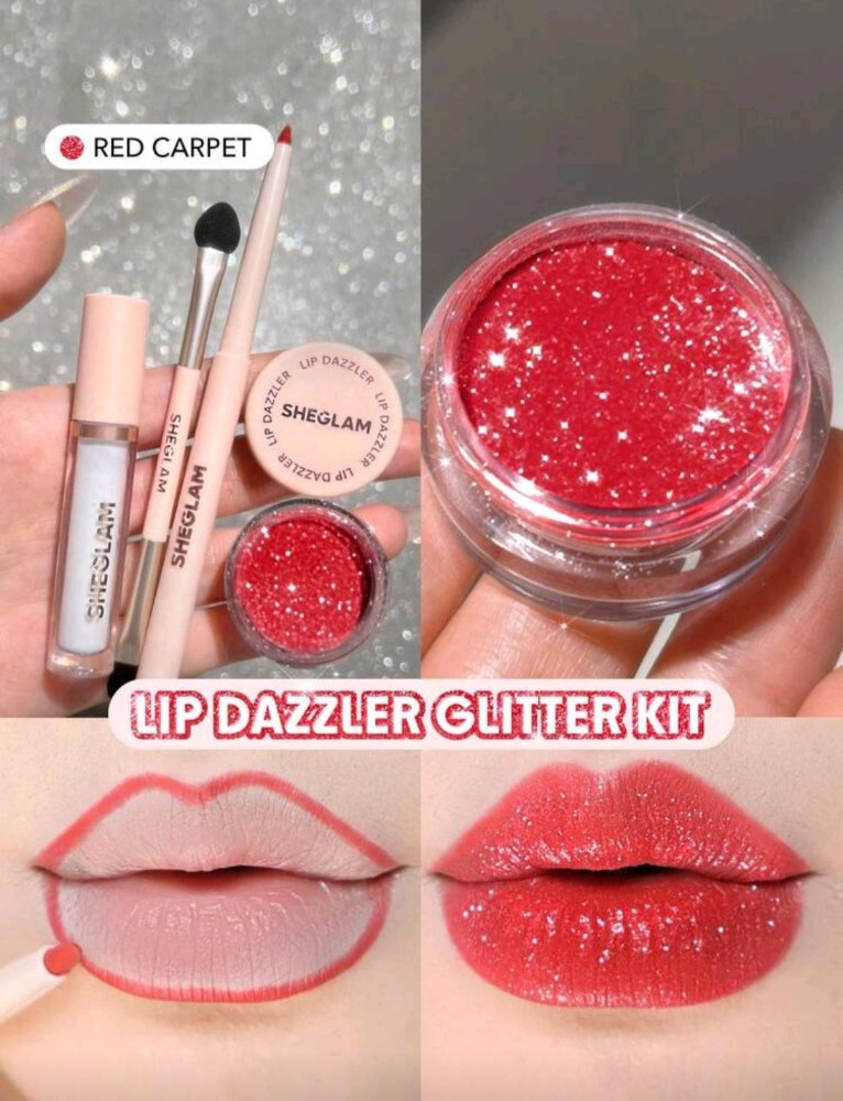 KIT SHEGLAM DE BRILLO LABIAL RED CARPET