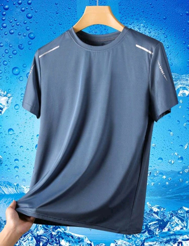 CAMISA ALICRADA MANGA CORTA AZUL CLARO