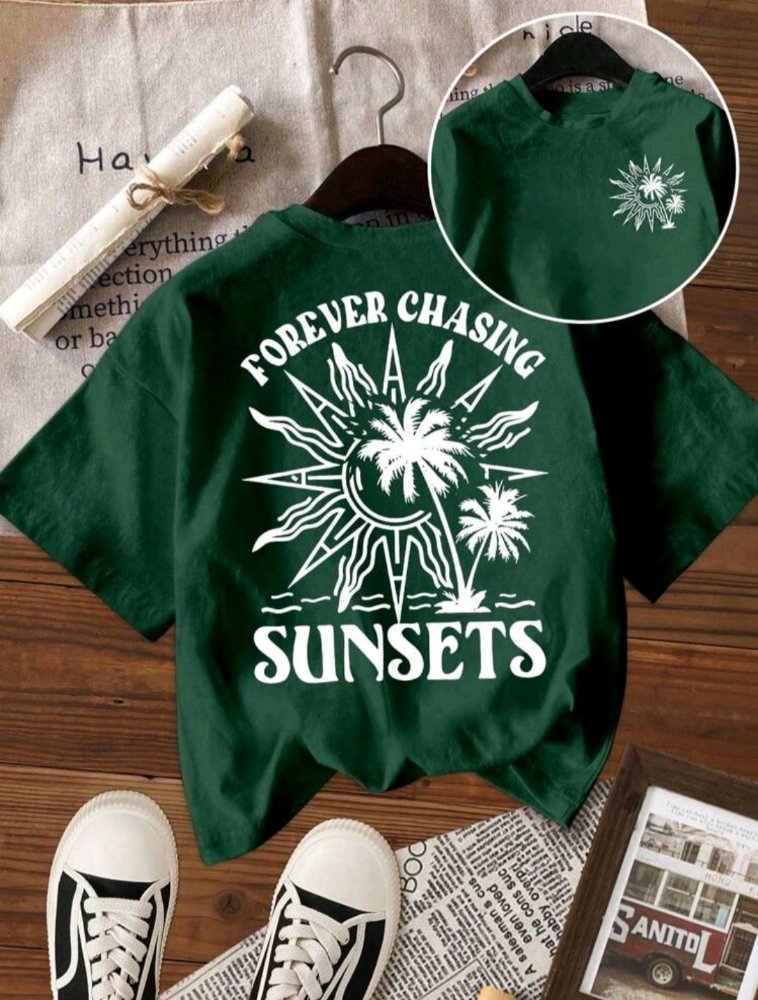 CAMISA VERDE SUNSETS