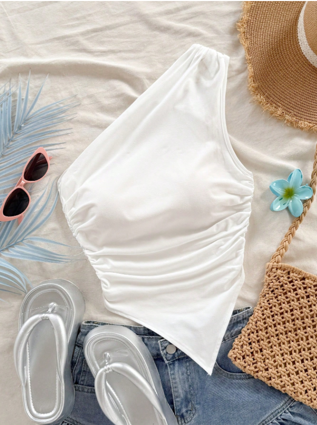 BLUSA ASIMETRICO BLANCO