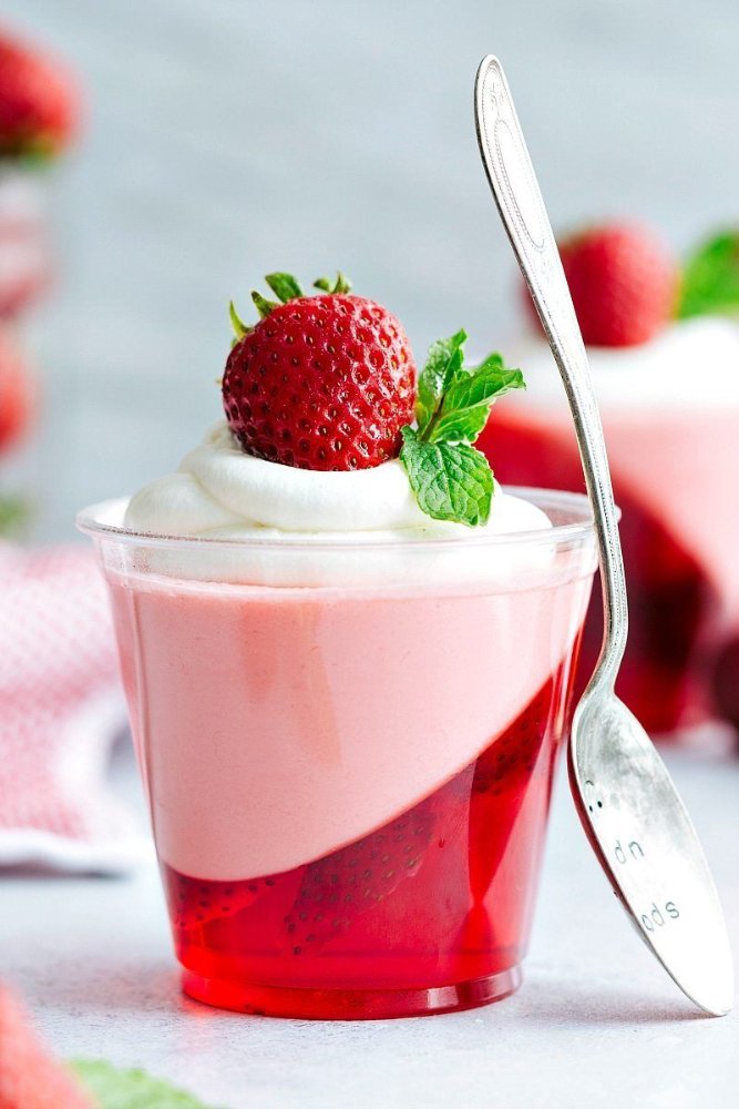 Postre de fresa