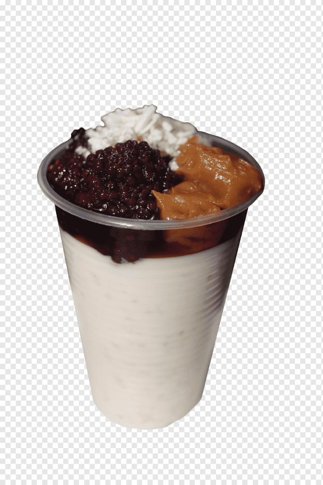 Postre de pudin con arroz con leche