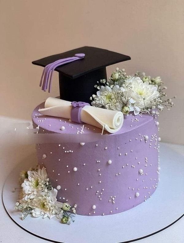 pastel de graduación