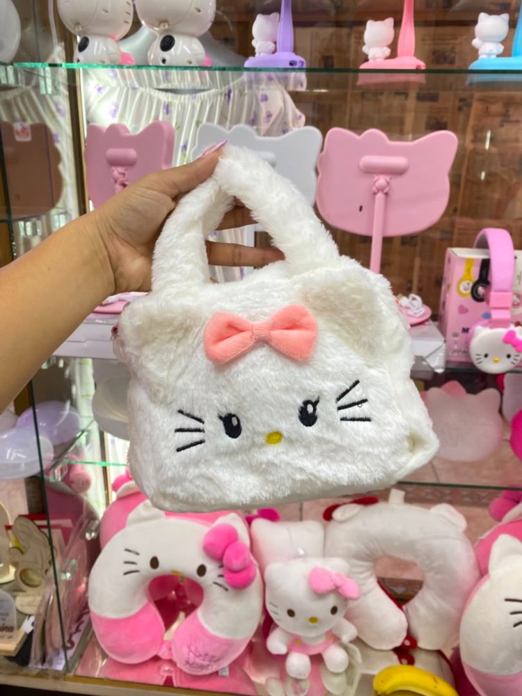 bolso de peluche bandolero de hello kitty
