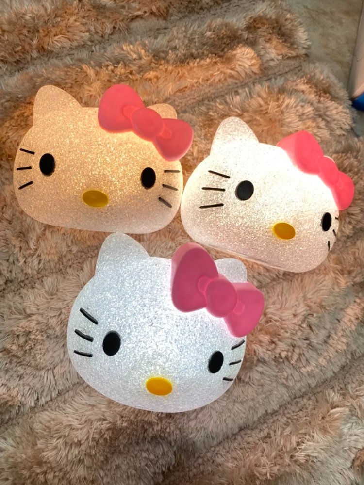lampara de hello kitty cabesa
