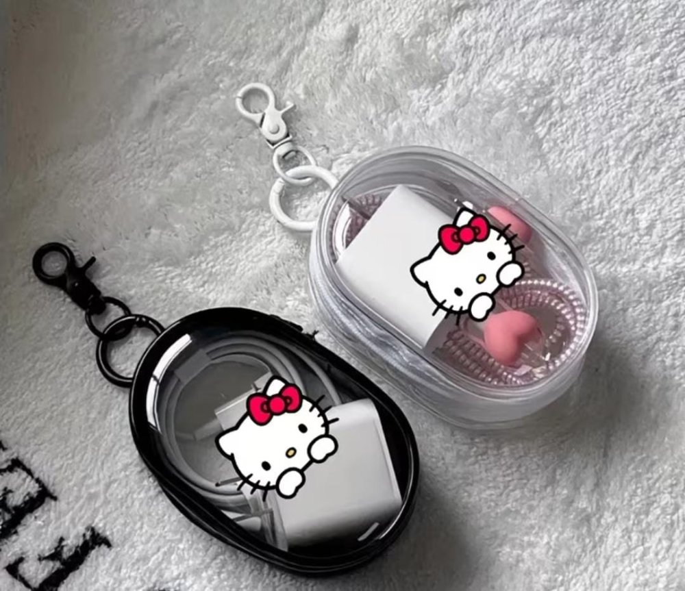 monedero de hello kitty  transparente